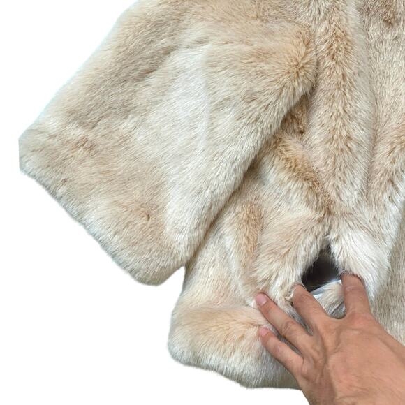 Fabulous Furs x Donna Salyers Blush Pink Faux Mink Fur Jacket - XL - Picture 2 of 5